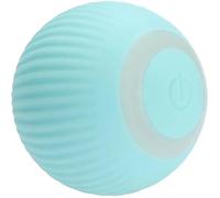 Jouet pour chat - Balle interactive auto-tournante - Bleu - Rechargeable USB - Lumière LED - Usage intérieur pour chats et chiots
