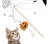 jouet pour chat, bâton d'Halloween pour chat, chaton | Accessoires de jeu avec clochette pour magasins, animaux domestiques, maison, Halloween, Noël, anniversaire