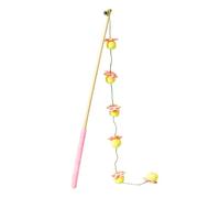 Jouet pour Chat, Bâton Interactif Conception de Fruits Poignée Antidérapante | Jouet Poteau pour Chaton pour Chaton en Intérieur Jeu Ennuyeux Oiseau Poisson Amplificateur de Temps de Jeu Interactif
