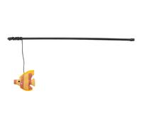 Jouet pour chat canne à pêche poisson Trixie Noir 46 cm