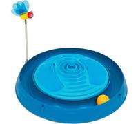 Jouet pour chat - CATIT - Circuit avec balle et herbe a chat - Bandes de massage multiples - Abeille a ressort