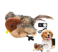 Jouet pour chat Chirping Bird - Ailes battantes - Jouet en peluche pour chat - Rechargeable par USB - Jouet interactif avec télécommande - Stimule l'instinct de chasse - Jouet pour chat avec son de