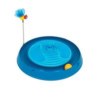 Jouet pour chat circuit balle + bandes de massage Catit Play Bleu 35x38x8 cm