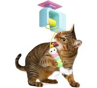 Jouet pour chat de porte, jouet d'intérieur rétractable à suspendre, matériaux durables et sûrs, outil de dressage amusant et interactif pour animaux de compagnie, accessoire de divertissement pour