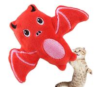 Jouet pour chat d'Halloween - Jouet en peluche avec à chat - Jouet interactif à mâcher avec à chat pour Halloween | Amélioration du fantôme drôle mignon de l'araignée en lin