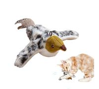 Jouet pour Chat en Forme de Moineau battant | Jouet interactif pour Chat - Simulation en Peluche Rechargeable pour Les Races de Petite, Moyenne et Grande Taille pour l'extérieur et l'intérieur