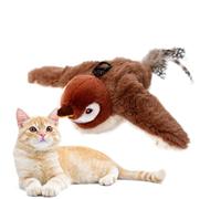 Jouet pour Chat en Forme d'oiseau criant | Jouets pour Chats avec à Chat, Moineau à Chat avec Ailes battantes, grincement Vif, Jouet interactif pour Chat de Simulation