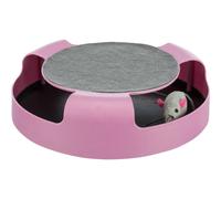 Jouet pour chat en plastique/peluche Trixie Catch the Mouse Rose TU