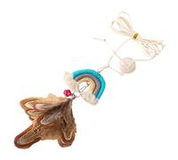 Jouet pour Chat en Plumes, Jouet pour Chat avec Plumes - Jouet pour Chat de Porte rétractable - Jouets interactifs pour Chat, Jouet balançoire pour Chat, Jouets Suspendus pour Chat, Jouet d'intérieur