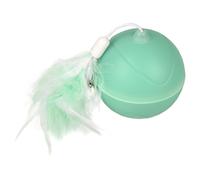 Jouet Pour Chat Flamant Rose LED Ball Magic Mechta 2 En 1 Vert 7 Cm Avec Plume