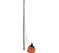 Jouet pour Chat - Flamingo Canne à pêche Pumpo Halloween avec Citrouille en Peluche - Herbe à Chat - Longueur 47 cm