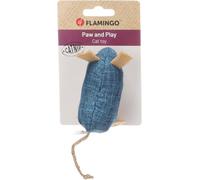 Jouet pour Chat - Flamingo Robla Souris Bleue en Tissu avec Catnip 9,2cm