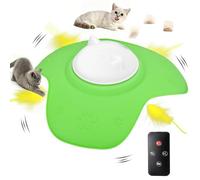 Jouet pour chat Hide and Seek - Rechargeable - Récompense automatique - Jouet interactif pour chat d'intérieur - Jouet électronique activé par le mouvement - Tapis de jeu en silicone pour chatons