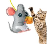 Jouet pour Chat interactif,Porte-Jouet élastique pour Chat Jouet pour | de Porte de Automatique interactif avec Corde élastique pour Chats d'intérieur, Exercice de Saut de à la ma