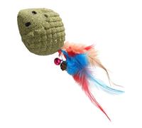 Jouet pour chat, jeu pour chaton avec queue et clochette, jouet stimulant pour l'enrichissement mental, jeu intérieur et extérieur, jouet portable, idéal pour l'entraînement, l'exercice