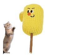 Jouet pour chat - Jouet de dentition en forme d'épis de maïs - Jouet en peluche pour chaton en peluche pour nettoyer les dents, jouet amusant à mâcher pour chaton pour la chasse