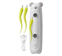 Jouet pour chat | Jouet interactif pour chat | Capteur intelligent automatique | Jouets pour chats avec plumes | Pour les jeux sur une porte murale, les jeux quotidiens, les exercices de routine