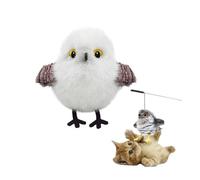 Jouet pour chat, jouet pour chat, jouet pour chat flottant, jouet pour chat mignon, 3 modes d'envergure et peut imiter le son des oiseaux, pour chat auto-divertissement, jouet pour chat d'intérieur