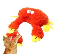 Jouet pour chat - Jouet réaliste en peluche à l'herbe à chat activé au toucher, ailes battantes automatiques | Jouet interactif activé par le son, jouet pour chat et chiot pour chatons et petits