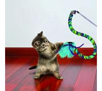 Jouet pour chat Kong Company Snake Teaser Rouge 6x140x6 cm