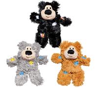 Jouet pour chat Kong Softies Patchwork bear Multicolore 13x8x5 cm