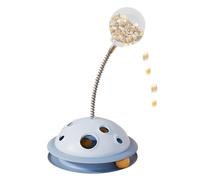 Jouet Pour Chat Marble Run, Plateau Tournant Pour Chat - Jouet Interactif Pour Chien À Alimentation Lente | Boule À Lécher D'auto-divertissement Avec Barre À Ressort Pour Jouer Avec Des Chatons