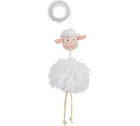 Jouet pour chat - mouton sur élastique en peluche Trixie Blanc TU