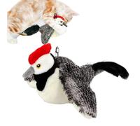Jouet Pour Chat Oiseau À Battement D'Ailes Stimulation Interactive Anti