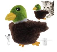 Jouet pour chat oiseau qui claque les ailes | Jouet pour chat qui gazouille automatiquement | Jouet pour chat en mouvement, chat adulte