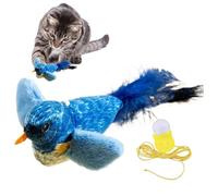 Jouet Pour Chat Oiseau - Simulation Sonore, Peut Appeler Un Oiseau, Bâton Interactif Suspendu, Soulagement De L'ennui Du Bonheur Du | Jouet De Jeu D'intérieur Et D'extérieur Pour Chats, Chatons