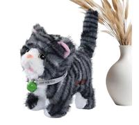 Jouet pour chat - Peluche ABS - 17 x 10 x 18 cm - Chat électrique qui marche - Jouet parlant et musical interactif pour chat - Amusant et attrayant pour chats domestiques