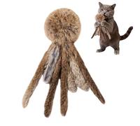 Jouet pour chat pieuvre Peluche douce avec couineur
