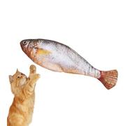 Jouet pour chat | Poisson flottant 150 mAh, interactif automatique, électrique, réaliste, enrichissement de chasse avec housse lavable pour exercices d'ennui intérieur et extérieur