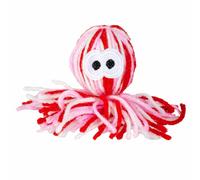 Jouet pour chat poulpe avec son Duvoplus Wooly Rouge 10x4x4 cm
