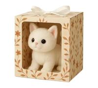 Jouet pour Chat Réaliste | Peluche Interactive Chat Jouet d'Éveil pour,Marche, Remue La Queue et Miaule, Agit comme Un Véritable Chaton, Compagnon Réaliste pour à La Maison et en