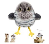 Jouet pour chat rechargeable pour oiseaux battants, jouets interactifs pour chats ennuyés d'intérieur, simulation de mouvement automatique imiter le son des oiseaux, libérer votre instinct de