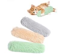 Jouet Pour Chat - Rempli D' À Chat Qui Fait Un Bruit De Bruissement, 3 Pièces D'oreiller De Dentition En Peluche Froissé | Jouet Interactif Pour Chats | Pour La Maison, Le Salon, L'appartement