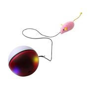 Jouet pour chat roulant Jeux mobiles électriques automatiques | Jouet interactif intelligent pour chat pour enrichissement et stimulation de l'ennui Chasing Play Chaton Chien Chiot