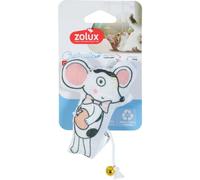 Jouet pour chat souris en grelot fraise Zolux Blanc TU