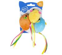 Jouet pour chat souris sur pied de stal Duvoplus Multicolore 7x3x5 cm