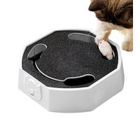 Jouet pour chat - Teaser souris | Jouet électrique interactif rechargeable pour animal de compagnie actif, fabriqué en ABS pour divertissement de chat, instinct de chasse, appartement et temps, 1