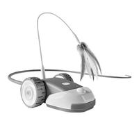 Jouet pour chat télécommandé interactif avec voiture à plumes, double vitesse, simulation de mouvement de proie, évite les obstacles intelligents, rechargeable par USB pour jouer en intérieur