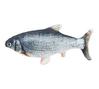 Jouet pour chat - TRIXIE - Poisson frétillant avec catnip - Peluche/plastique - 6cm/30cm