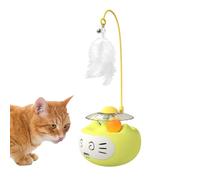 Jouet pour chat - volant à pompon | Jouet interactif - Wobble Puzzle Ball - pour l'entraînement, le fitness, le soulagement du stress, la maison, l'intérieur et l'extérieur, robuste, sûr, résis