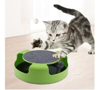 Jouet pour chat - ZERONE - Attrape souris - Vert - ABS - Intérieur