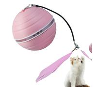 Jouet pour chats en mouvement automatique, jouet avec balle rotative automatique - boule rotative rechargeable, jouet pour chat automatique portable, jouet pour âme
