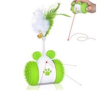 Jouet pour Chats en Mouvement, Jouet de Chat Automatique - Smart Funny Rechargeable Electric Cat Game | Jeu consommant de l'énergie, Toys d'exercice pour Chaton Amusants pour la Formation des Animaux