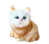Jouet pour chats robot - Mon robot réaliste de Gattïno | Animal de compagnie électronique interactif de marche | Vrais sons de miail, velours doux, jouet portable pour