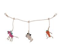 Jouet pour cheval corde pendante d'écurie QHP Rose TU