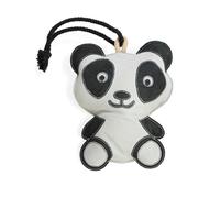 Jouet pour chevaux comme occupation pour box, paddock, pâturage - jouet pour chevaux contre l'ennui en daim robuste (Panda)